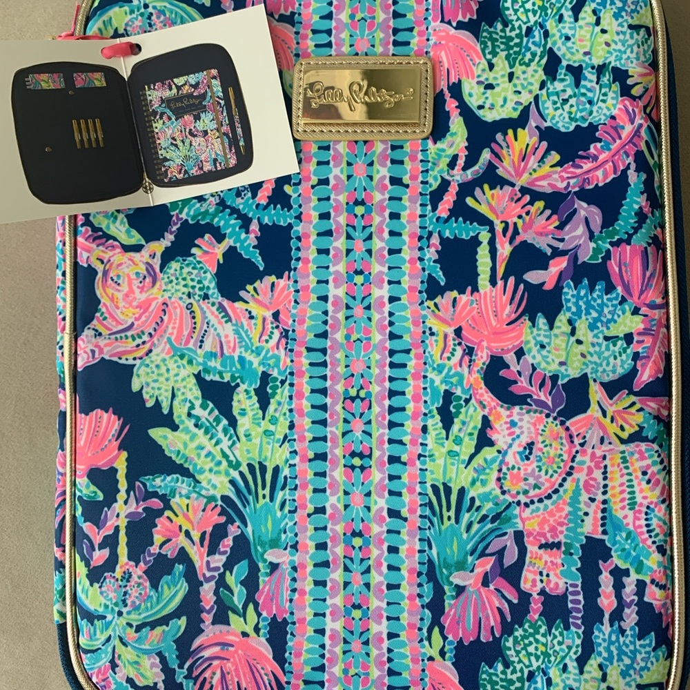 Lily Pulitzer folio/computer case